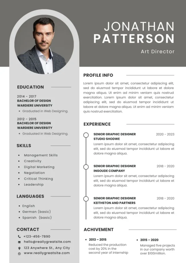 CV Template 3