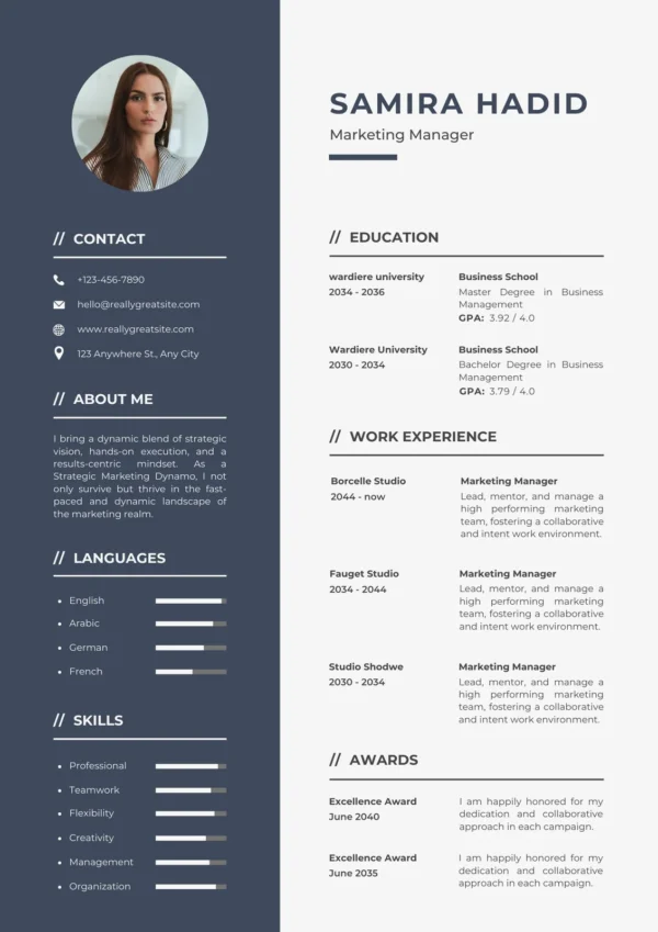 CV Template 4