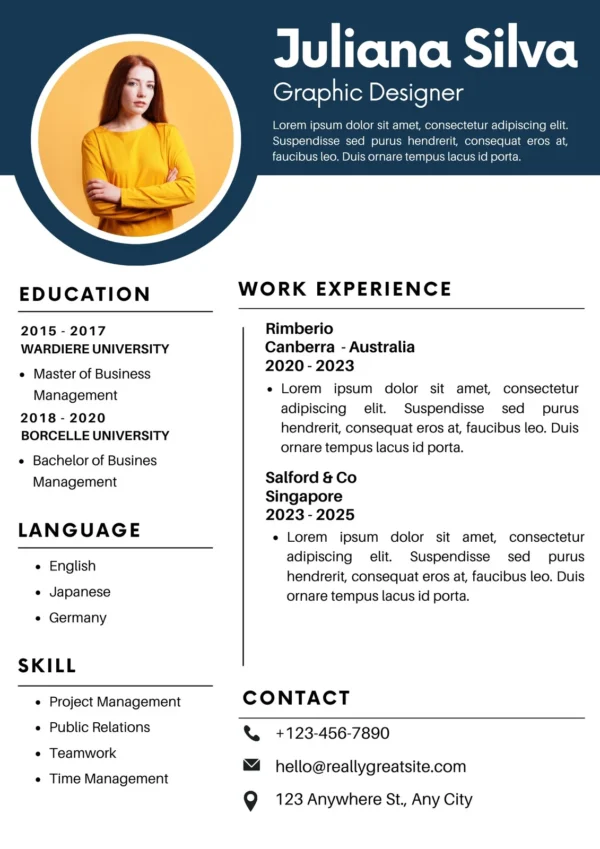 CV Template 5